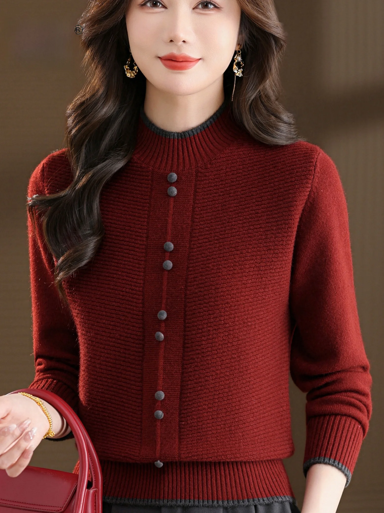 Новинка 2023 года, женский осенне-зимний вязаный свитер с высоким воротником для мамы, утягивающий базовый слой, уютный модный топ на голову
Новинка 2023 года, женский осенне-зимний вязаный свитер с высоким воротником для мамы, утягивающий базовый слой, уютный модный топ на голову