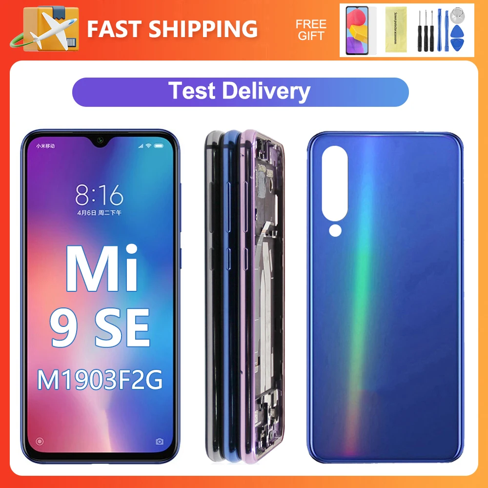 For Xiaomi Mi 9 SE Tested For Mi9SE M1903F2G LCD Display Touch Screen Digitizer Assembly Replacement
For Xiaomi Mi 9 SE Tested For Mi9SE M1903F2G LCD Display Touch Screen Digitizer Assembly Replacement