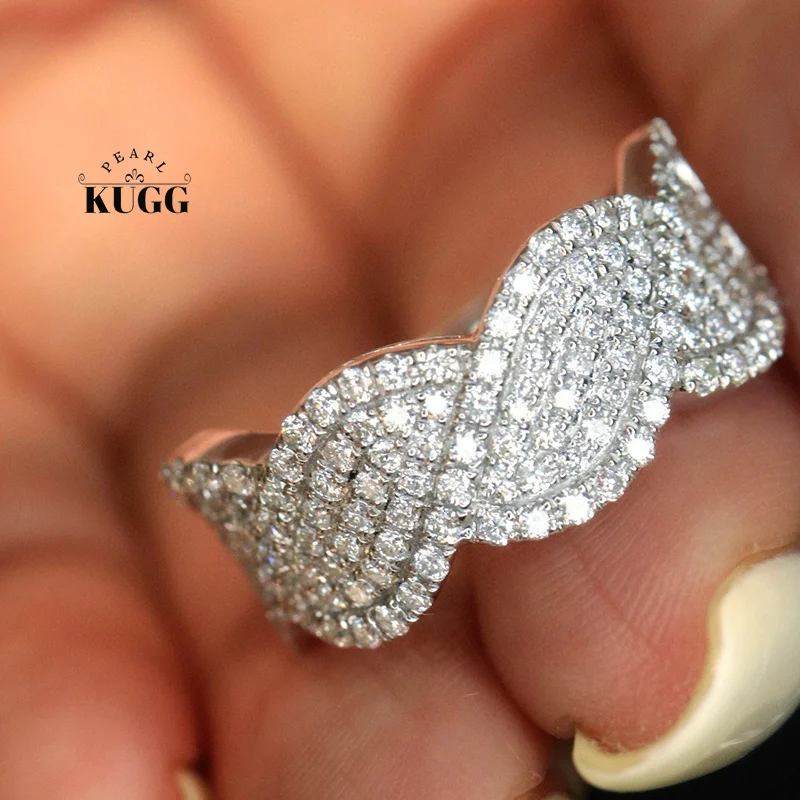 Кольца KUGG из 100% белого золота 18 карат, роскошный дизайн креста, 0,85 карата, обручальное кольцо с настоящим натуральным бриллиантом для женщин, ювелирные изделия для вечеринок
Кольца KUGG из 100% белого золота 18 карат, роскошный дизайн креста, 0,85 карата, обручальное кольцо с настоящим натуральным бриллиантом для женщин, ювелирные изделия для вечеринок