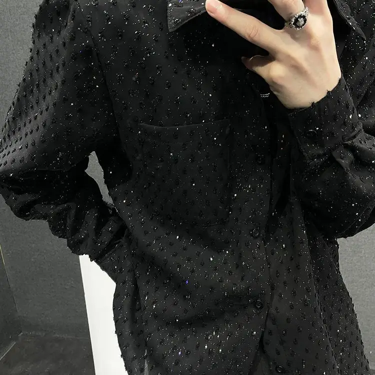 Men Summer Shirts Nightclub Loose Trendy Long Sleeve Fashion Tops
Men Summer Shirts Nightclub Loose Trendy Long Sleeve Fashion Tops