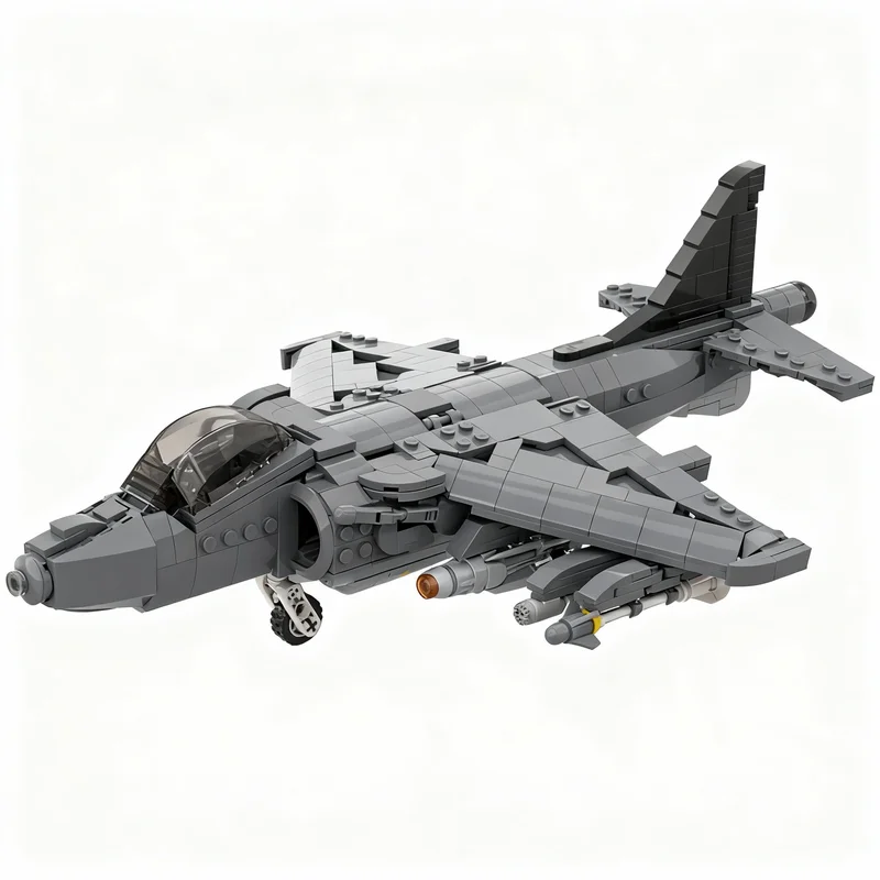 855PCS MOC Creative Model Av 8B Night Attack Harrier Ii DIY Assembly Building Blocks Display Birthday Gift Collectible Blocks
855PCS MOC Creative Model Av 8B Night Attack Harrier Ii DIY Assembly Building Blocks Display Birthday Gift Collectible Blocks