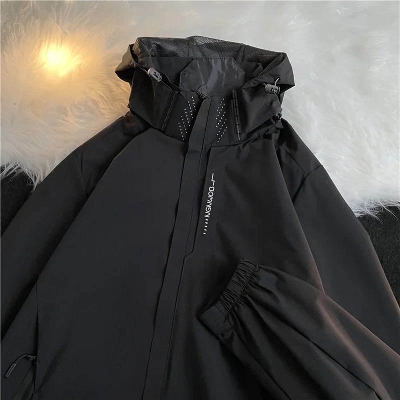 Black Knight Workwear Jacket Men's Spring Autumn Couple Matching Functional Style Zipper Closure Long Sleeve Loose Fit Coat
Black Knight Workwear Jacket Men's Spring Autumn Couple Matching Functional Style Zipper Closure Long Sleeve Loose Fit Coat