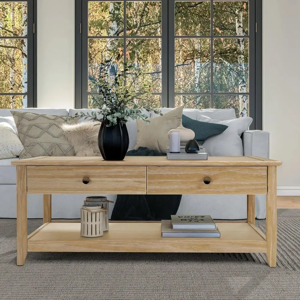 Brushed Driftwood Coffee Table
Brushed Driftwood Coffee Table