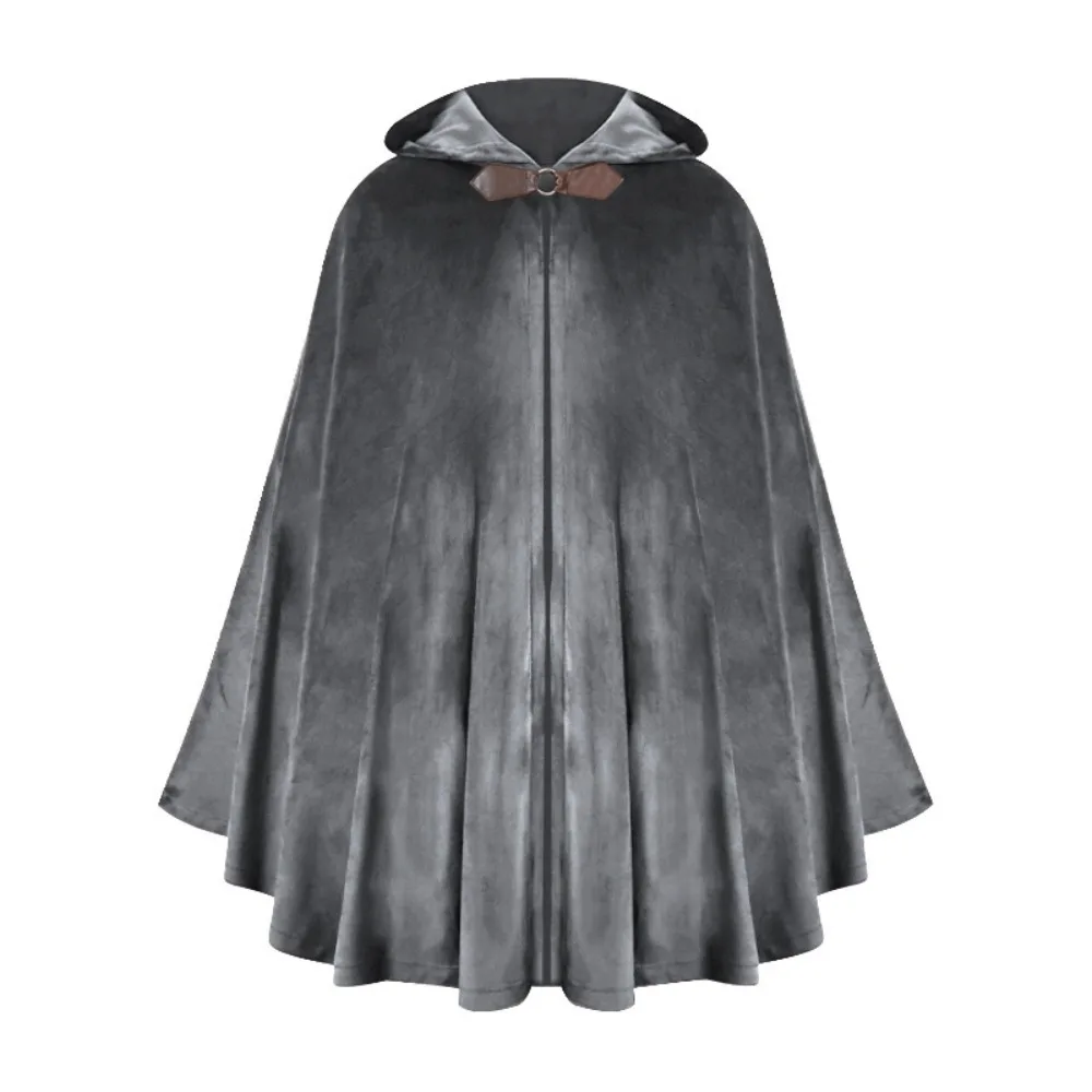 Solid Color Velvet Hooded Cloak Thickened Soft Winter Warmth Shawl Vintage Medieval Renaissance Style Cape For Women Man Unisex
Solid Color Velvet Hooded Cloak Thickened Soft Winter Warmth Shawl Vintage Medieval Renaissance Style Cape For Women Man Unisex