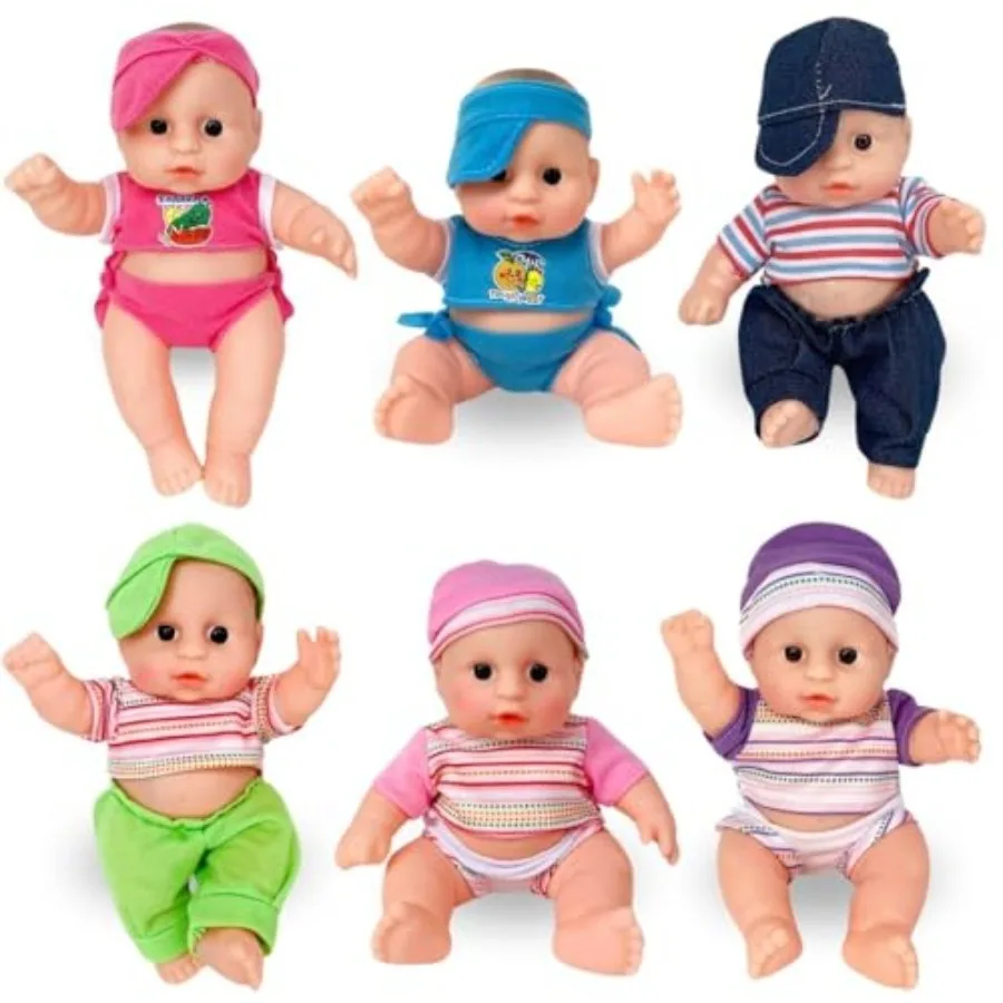 New product tasting price 6 Pack - Baby Dolls Cute Little Vinyl 8" Infant Dolls, Mini Nursery Toys for Girls, Toddlers - Bulk G
New product tasting price 6 Pack - Baby Dolls Cute Little Vinyl 8" Infant Dolls, Mini Nursery Toys for Girls, Toddlers - Bulk G
