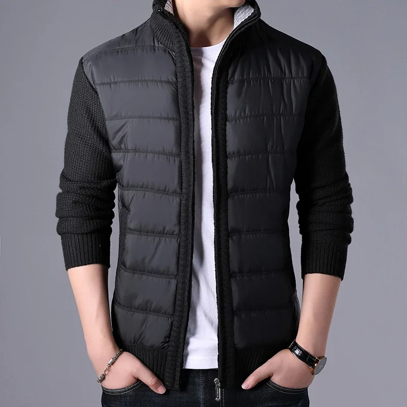 Winter Cardigan Men Thick Warm Sweater Coat Fashion Patchwork Slim Knitted Cardigan Sweater Mens Casual Cardigan Outerwear M
Winter Cardigan Men Thick Warm Sweater Coat Fashion Patchwork Slim Knitted Cardigan Sweater Mens Casual Cardigan Outerwear M
