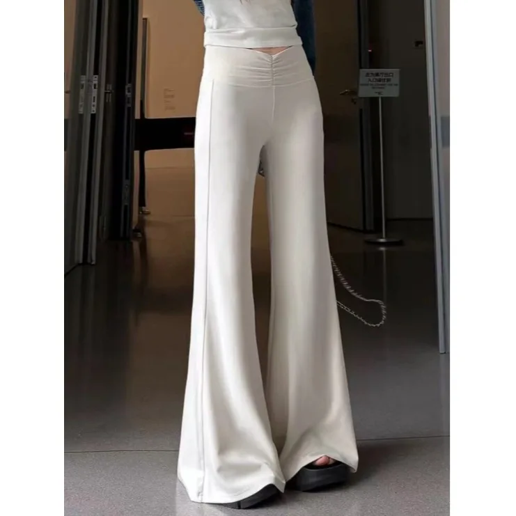 Slim Fit Casual Pants Women's High Waist Bell Bottom Fashionable Unique Design Summer 2026 Korean Style Casual Trousers
Slim Fit Casual Pants Women's High Waist Bell Bottom Fashionable Unique Design Summer 2026 Korean Style Casual Trousers