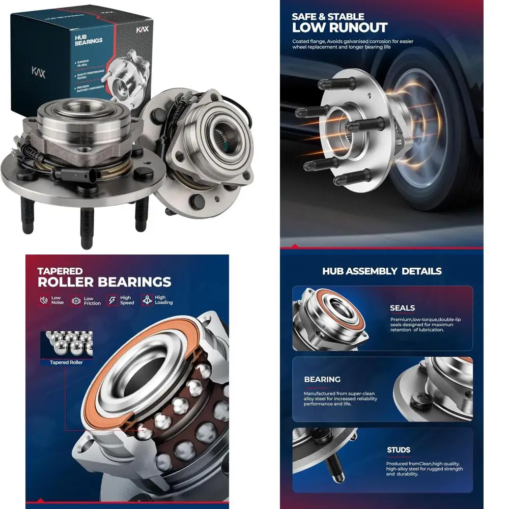 515096 Пара подшипников переднего колеса и ступицы в сборе подходят для Chevy Tahoe 2007-2013 годов, для Chevy Silverado 1500 2008-2013 гг., на 2007-2013 гг.
515096 Пара подшипников переднего колеса и ступицы в сборе подходят для Chevy Tahoe 2007-2013 годов, для Chevy Silverado 1500 2008-2013 гг., на 2007-2013 гг.