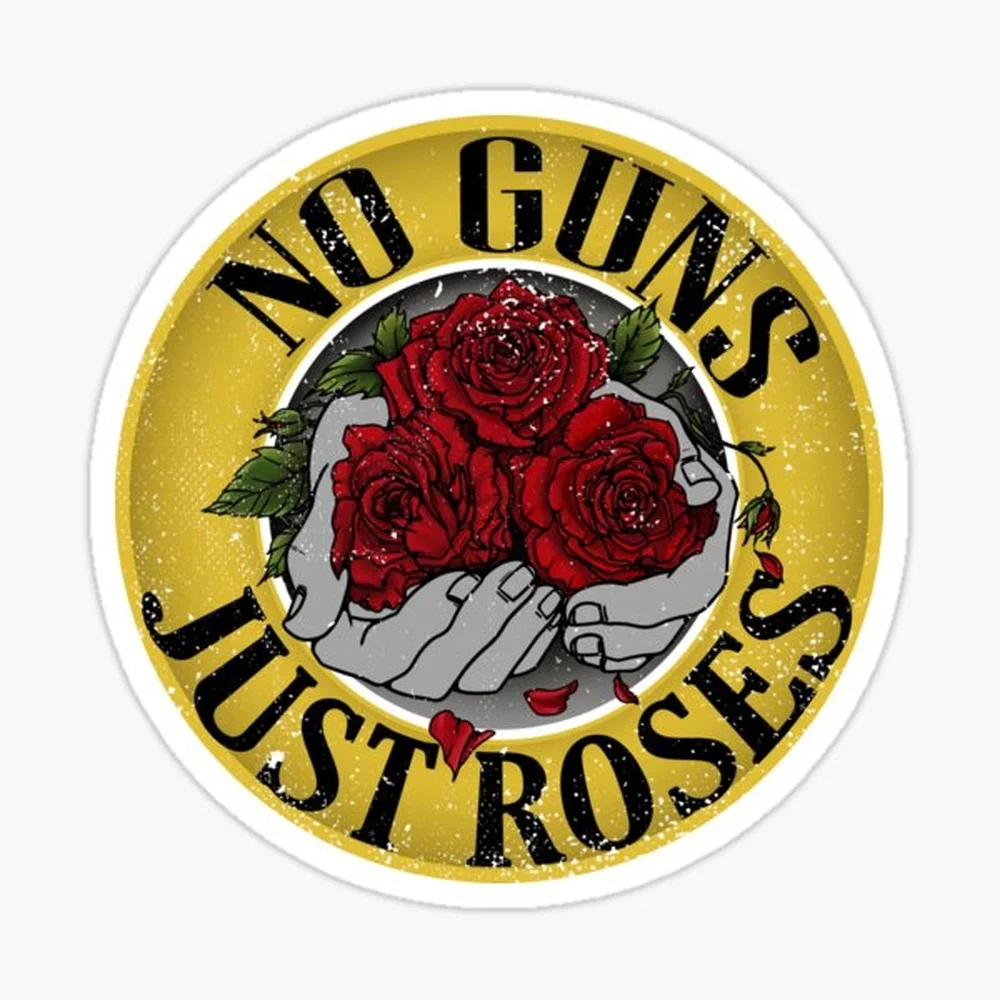 No guns, just roses, Hand holding Roses in Rockstyle, Anti Gun Quote Sticker for Laptop Decor Bedroom Car Cute Cartoon Art Fashi
No guns, just roses, Hand holding Roses in Rockstyle, Anti Gun Quote Sticker for Laptop Decor Bedroom Car Cute Cartoon Art Fashi