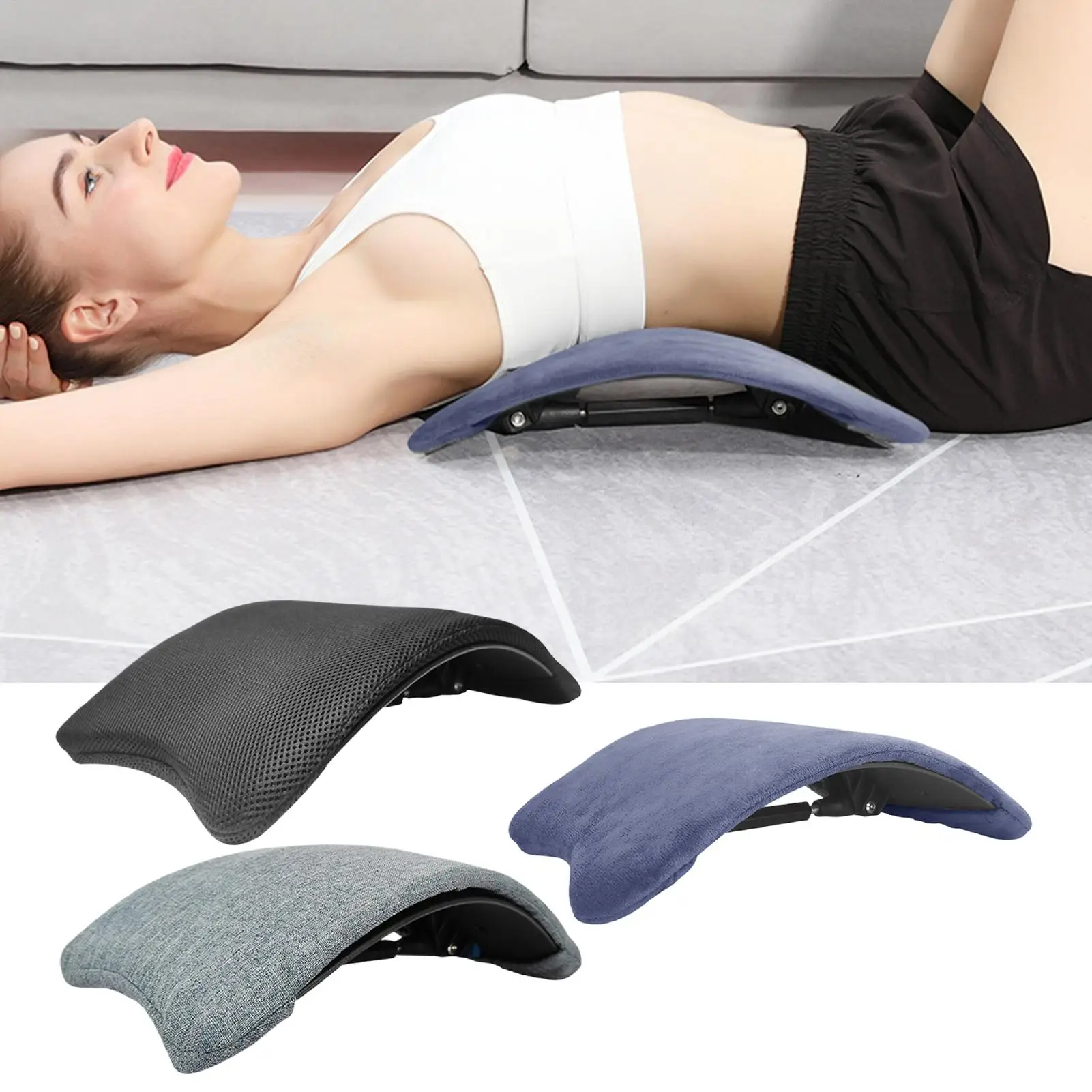 Adjustable Lumbar Support Board Portable Pillow Back Cracking Device For Women Alignment Home Travel Yoga Fitness Exercise
Adjustable Lumbar Support Board Portable Pillow Back Cracking Device For Women Alignment Home Travel Yoga Fitness Exercise