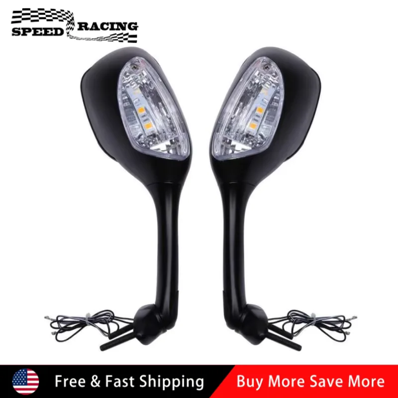 High Quality 12V Rearview Mirrors with Turn Signal For 2006-2015 GSXR600 GSXR750 2003-2007 SV1000 SV1000S MP-1173
High Quality 12V Rearview Mirrors with Turn Signal For 2006-2015 GSXR600 GSXR750 2003-2007 SV1000 SV1000S MP-1173