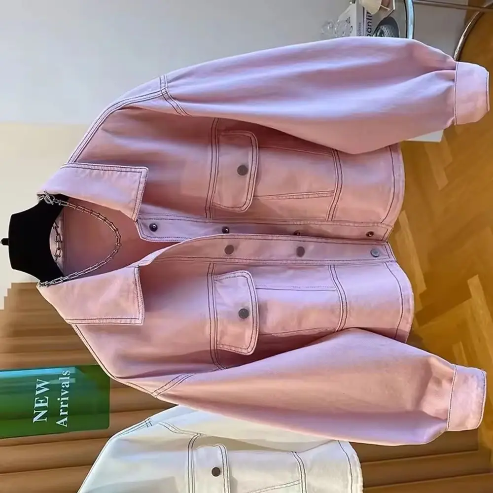 2026 New Spring Autumn Women Denim Jacket Korean Fashion Short Single-Breasted Cowboy Coats Female Outerwear Casual Ladies Tops
2026 New Spring Autumn Women Denim Jacket Korean Fashion Short Single-Breasted Cowboy Coats Female Outerwear Casual Ladies Tops