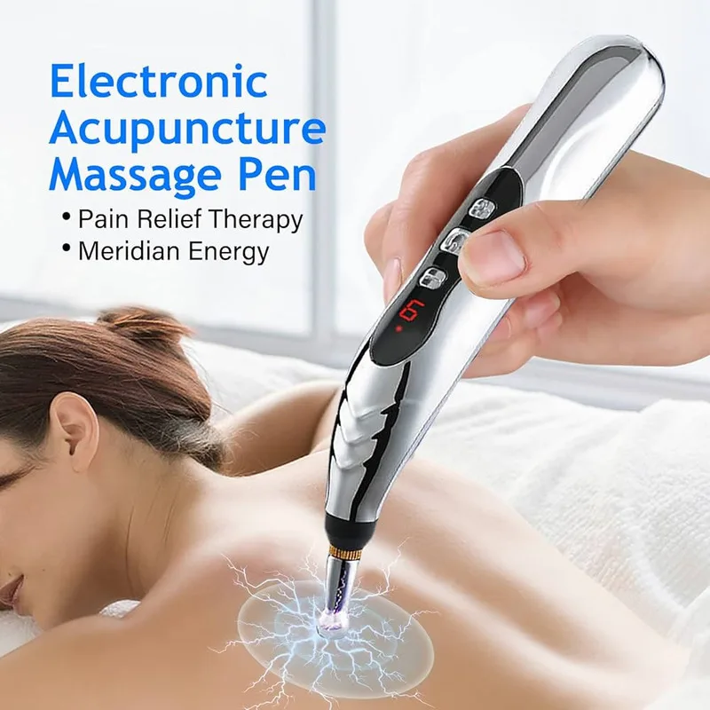 9 Modes Full Body Meridians Massage USB Rechargeable Meridian Energy Acupuncture Pen With 3 Massage Head Relief Pain Tools
9 Modes Full Body Meridians Massage USB Rechargeable Meridian Energy Acupuncture Pen With 3 Massage Head Relief Pain Tools