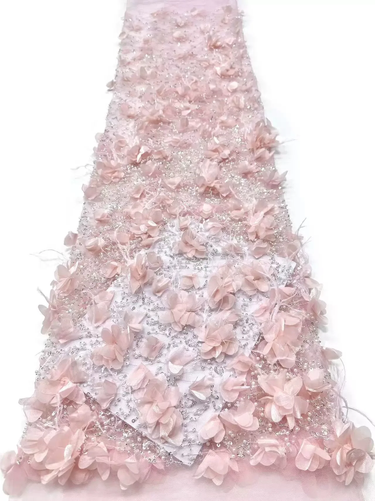 5yard 3D sequin bead tube embroidery tissus couture,soft lace fabric,Evening gown,Wedding dress designer diy fabrics for sewing
5yard 3D sequin bead tube embroidery tissus couture,soft lace fabric,Evening gown,Wedding dress designer diy fabrics for sewing