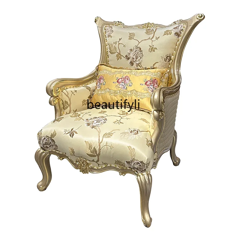 xzzFrench solid wood carving flower leisure chair European luxury fabric sofa chair balcony chair furniture
xzzFrench solid wood carving flower leisure chair European luxury fabric sofa chair balcony chair furniture