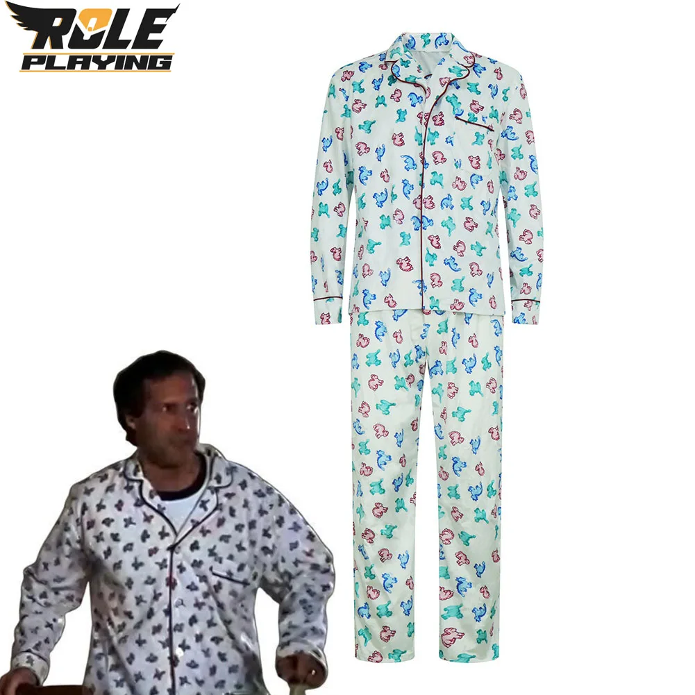Movie National Lampoon's Christmas Vacation Clark Pajamas Cosplay Costume Men Fantasia Sleepwear Halloween Carnival Party Suit
Movie National Lampoon's Christmas Vacation Clark Pajamas Cosplay Costume Men Fantasia Sleepwear Halloween Carnival Party Suit
