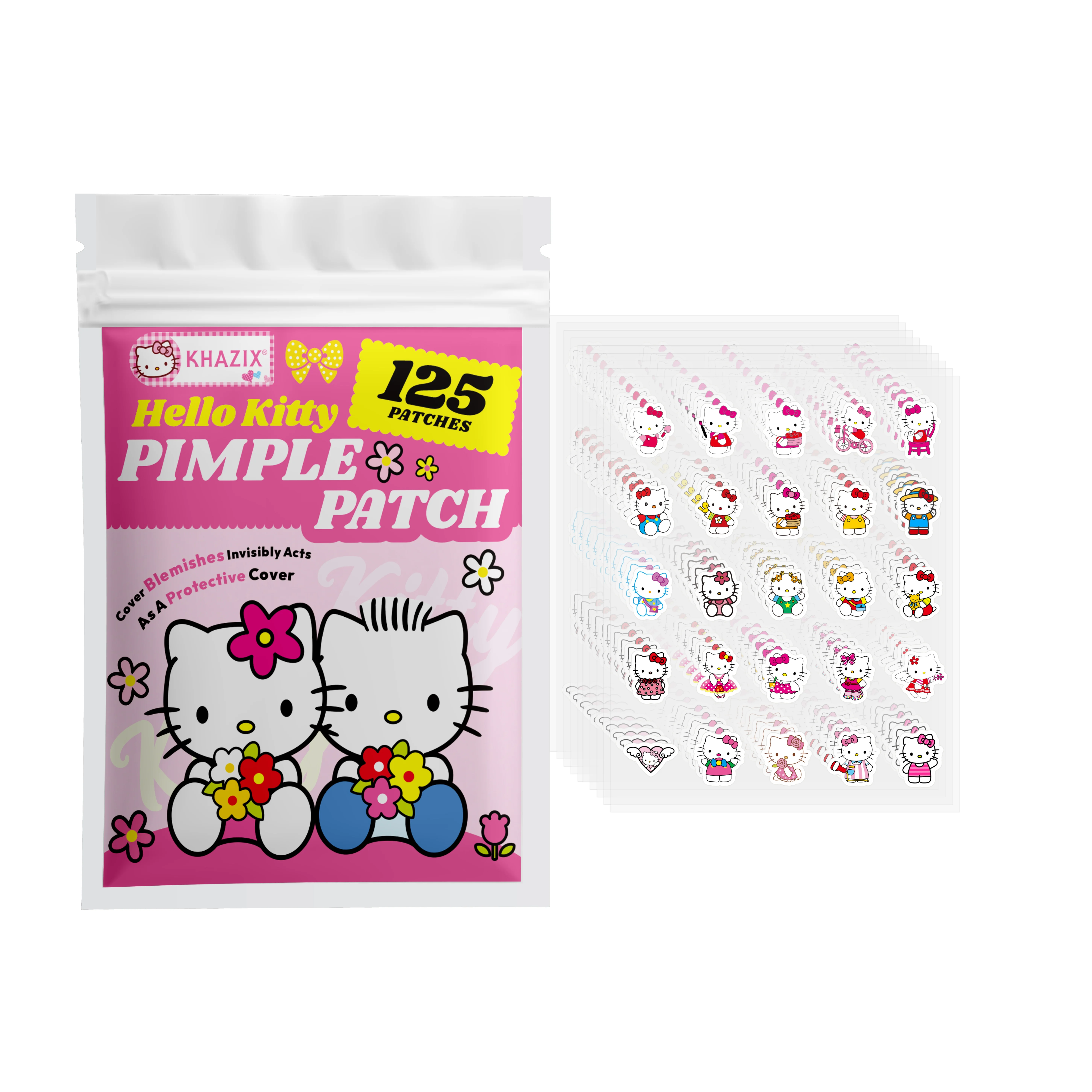 Sanrio Hello Kitty Acne patches, Cartoon acne patches, Acne cover-up stickers, Cute concealer stickers
Sanrio Hello Kitty Acne patches, Cartoon acne patches, Acne cover-up stickers, Cute concealer stickers