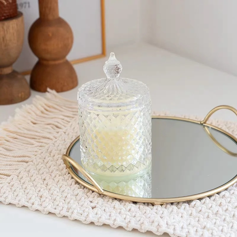 Brass Handle Storage Tray Glass Mirror Jewelry Display Tray Gourmet Photo Plate Crafts Gift Home Living Room Decorations
Brass Handle Storage Tray Glass Mirror Jewelry Display Tray Gourmet Photo Plate Crafts Gift Home Living Room Decorations