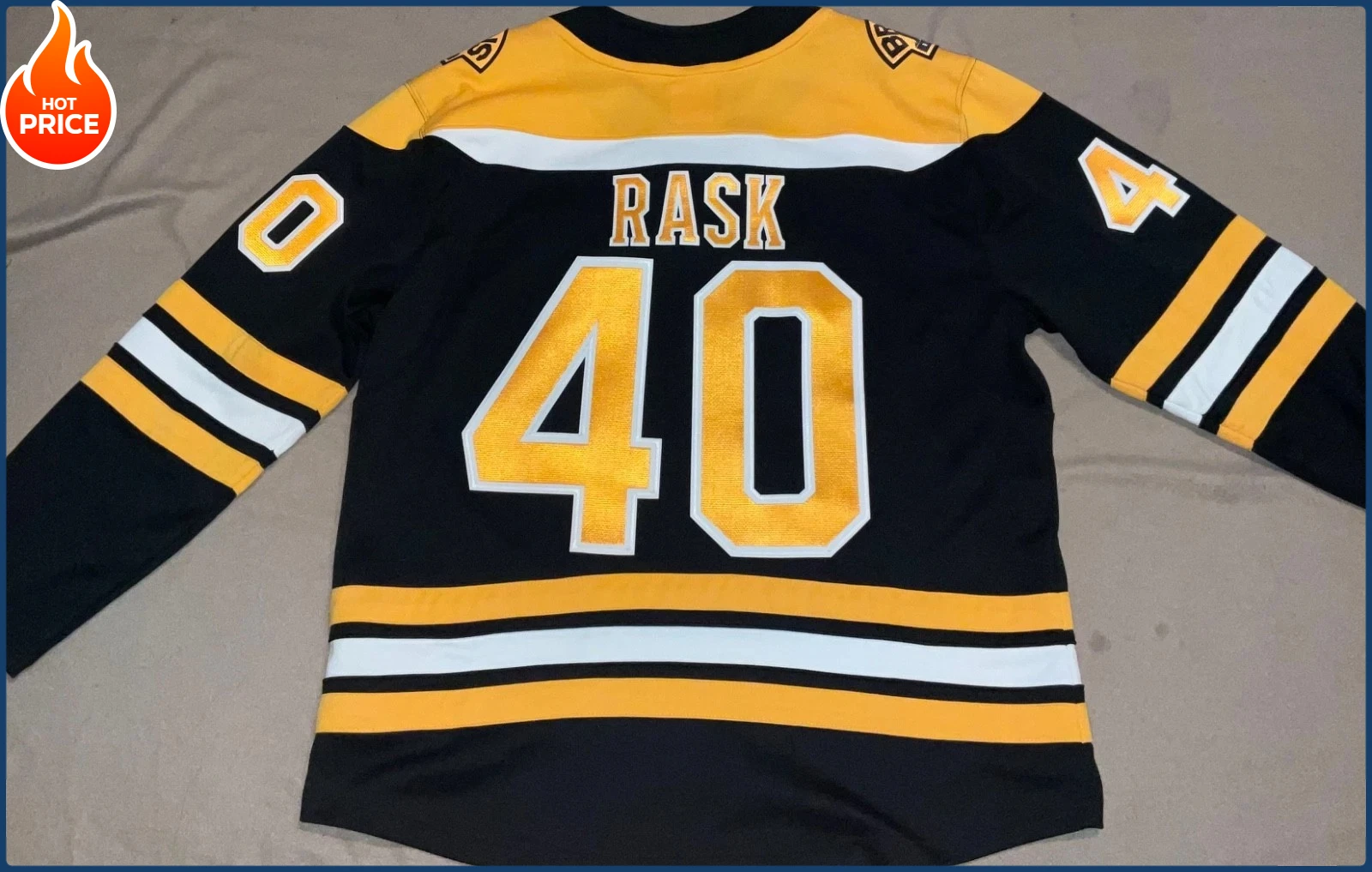 3D Printed Boston Bruins Tuukka Rask NHL Hockey Jersey Long-Sleeve T-Shirt for Men & Boys - Quick-Drying, Breathable Sport
3D Printed Boston Bruins Tuukka Rask NHL Hockey Jersey Long-Sleeve T-Shirt for Men & Boys - Quick-Drying, Breathable Sport