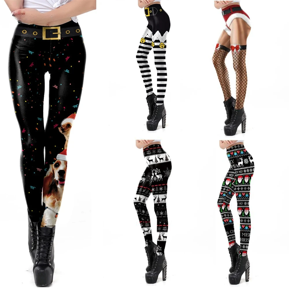 Christmas Pants Funny Xmas 3D Christmas Santa Printed Autumn Winter Elastic Sexy High Waist Women Leggings
Christmas Pants Funny Xmas 3D Christmas Santa Printed Autumn Winter Elastic Sexy High Waist Women Leggings