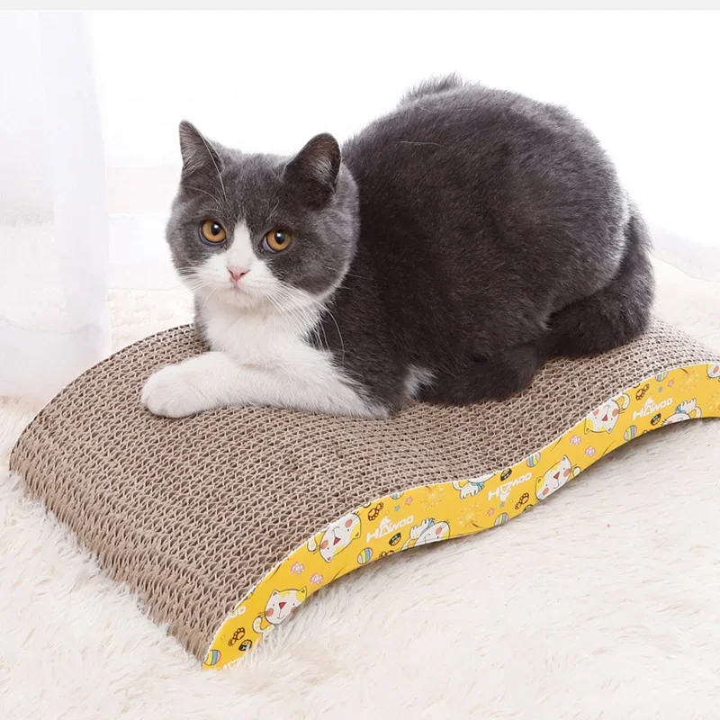 Cat Toys Cat Scraper Sharpening Claw Cardboard Corrugated Board Scratch-resistant Cat Scratch Board Cat Toy Sofa Cushion Bed
Cat Toys Cat Scraper Sharpening Claw Cardboard Corrugated Board Scratch-resistant Cat Scratch Board Cat Toy Sofa Cushion Bed