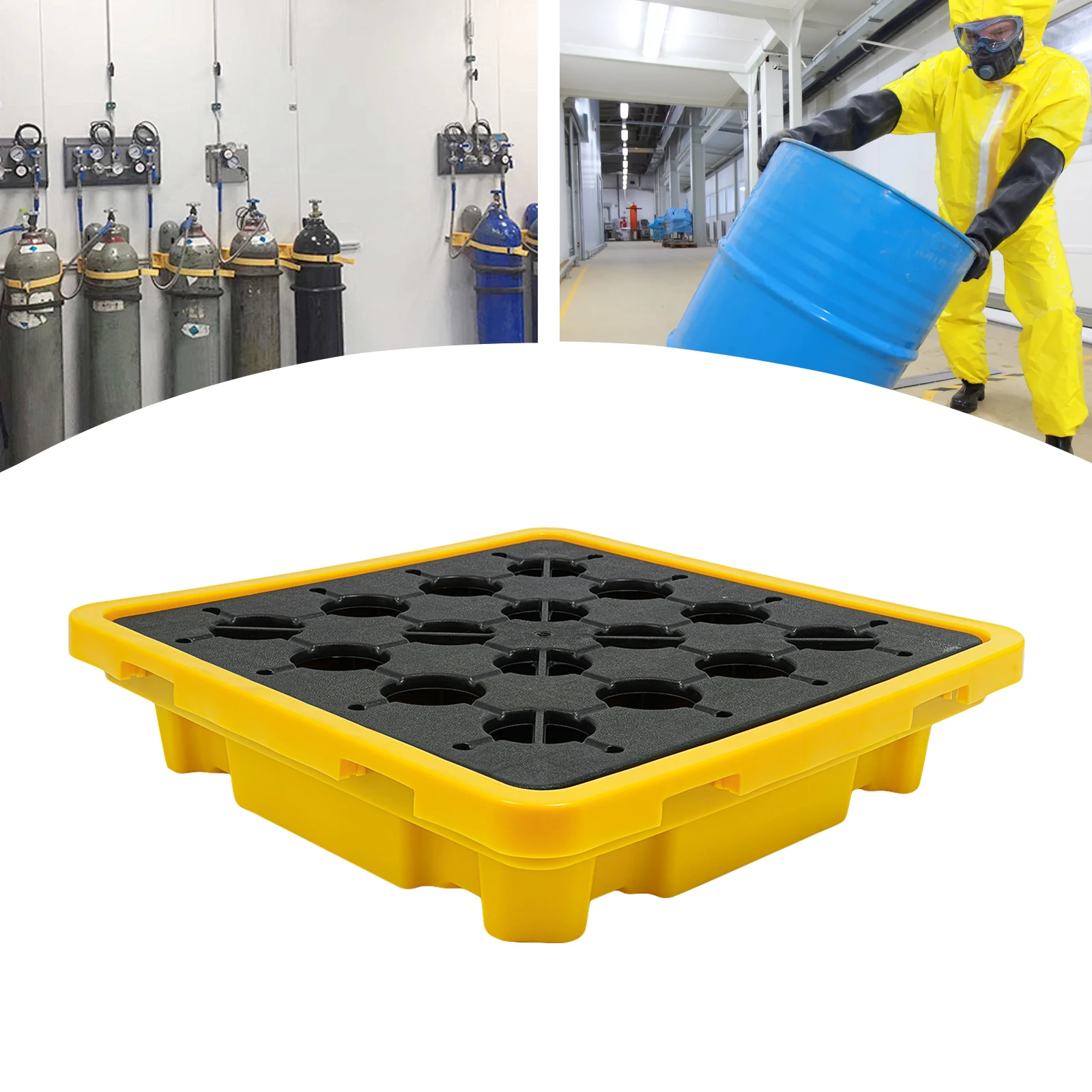 Oil Absorbent Drip Tray, Secondary Containment Platform for Garage Workshop, 11.36 Gallon Leak Proof Pan with Grid Pattern
Oil Absorbent Drip Tray, Secondary Containment Platform for Garage Workshop, 11.36 Gallon Leak Proof Pan with Grid Pattern
