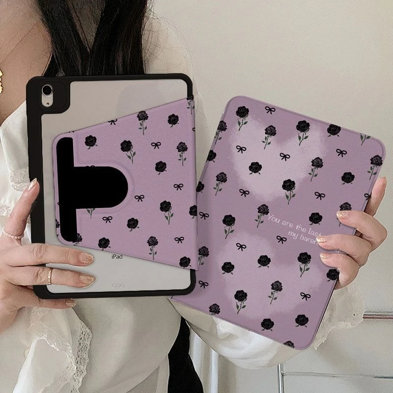 Rotating Stand Tablet Cover for IPad Pro 11 2022 IPad 10.2 Case 7/8/9th Generation for Samsung Tab S8 S9 11 Plus Purple Flowers
Rotating Stand Tablet Cover for IPad Pro 11 2022 IPad 10.2 Case 7/8/9th Generation for Samsung Tab S8 S9 11 Plus Purple Flowers