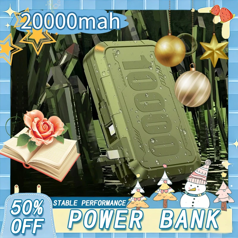 20000mAh PD22.5W Super Fast Charging Power Bank. Comes with Charging Cable & AC Plug for IPhone, Xiaomi, Samsung.
20000mAh PD22.5W Super Fast Charging Power Bank. Comes with Charging Cable & AC Plug for IPhone, Xiaomi, Samsung.