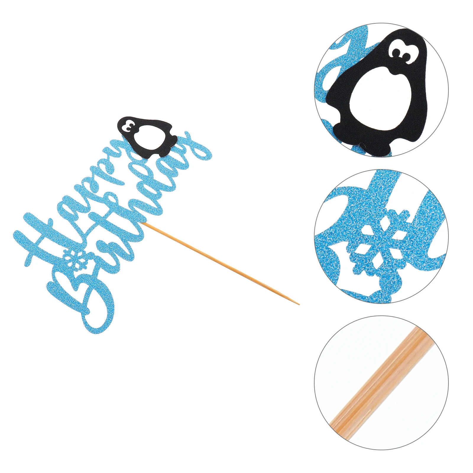 Birthday Cake Toppers Penguin Dessert Decorations Insert Cards Party Supplies Crafted Picks Paper Wood Material Suitable
Birthday Cake Toppers Penguin Dessert Decorations Insert Cards Party Supplies Crafted Picks Paper Wood Material Suitable