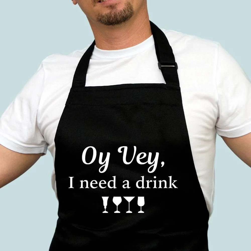 Oy Vey I Need A Drink Apron Jewish Cotton Apron Chef Cooking Yiddish GIft Jewish Party Kitchen Decor Passover Shabbat Shalom
Oy Vey I Need A Drink Apron Jewish Cotton Apron Chef Cooking Yiddish GIft Jewish Party Kitchen Decor Passover Shabbat Shalom