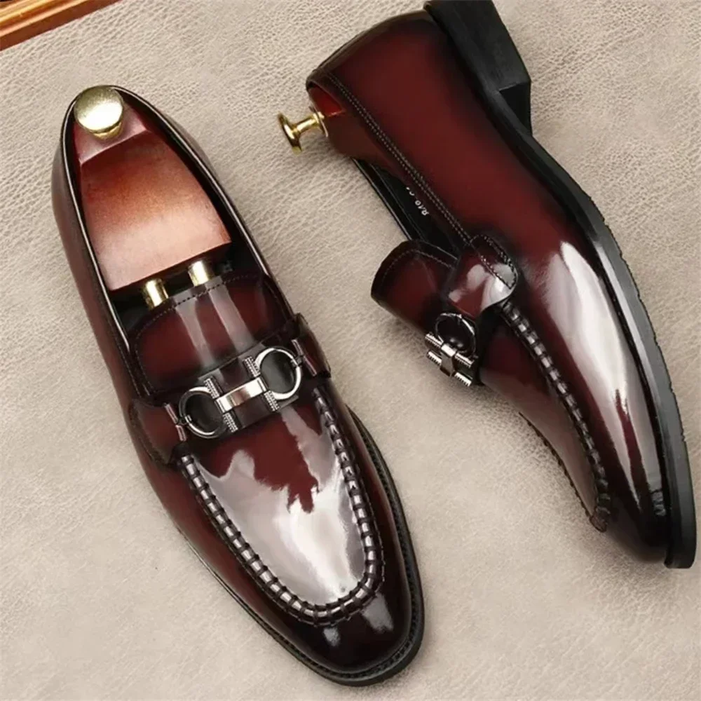 2025 New Handmade Business Formal Casual Top Layer Cowhide Loafers Men's Luxury Designer Shoes
2025 New Handmade Business Formal Casual Top Layer Cowhide Loafers Men's Luxury Designer Shoes
