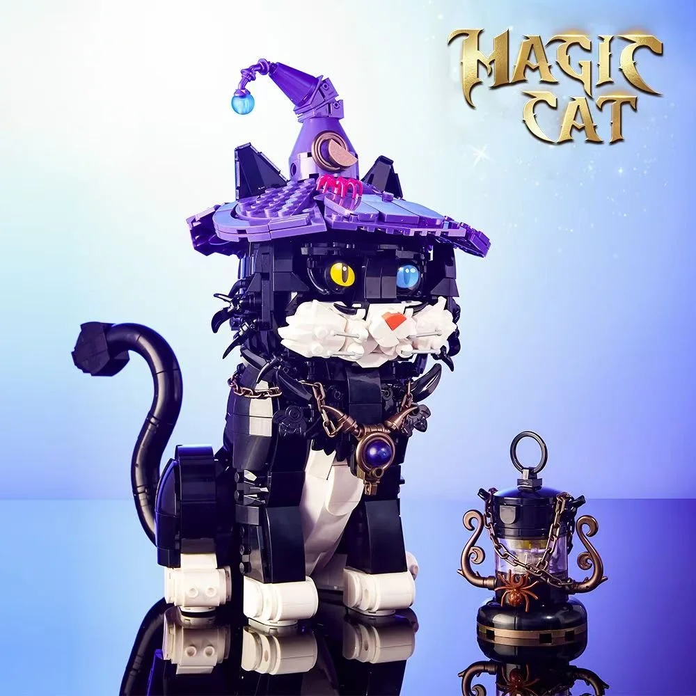 Creative Technical Assembly Bricks Magic Cat Building Blocks MOC Model STEM Educational Toys Christmas Gift for Adults
Creative Technical Assembly Bricks Magic Cat Building Blocks MOC Model STEM Educational Toys Christmas Gift for Adults