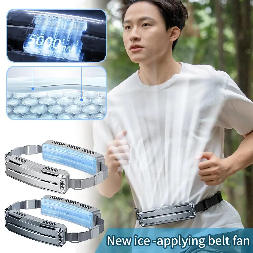 Wearable Waist Fan Iced Belt Fan Outdoor Sports Portable Cooling Small Fan Cross-border Mini USB Hanging Waist Fan Summer
Wearable Waist Fan Iced Belt Fan Outdoor Sports Portable Cooling Small Fan Cross-border Mini USB Hanging Waist Fan Summer