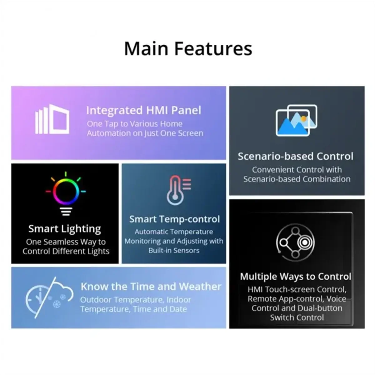 A97ZZ NSPanel Smart Touch WiFi Smart Switch Scene Wall Switch EU EWeLink Thermostat for Alexa Google Home Voice Control
A97ZZ NSPanel Smart Touch WiFi Smart Switch Scene Wall Switch EU EWeLink Thermostat for Alexa Google Home Voice Control