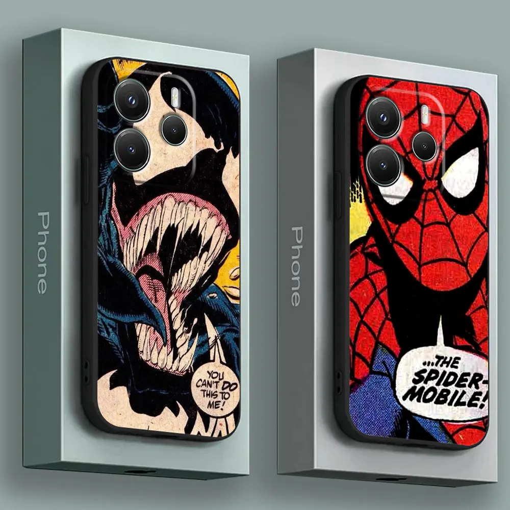 Venom Spiderman Marvel Phone Case For Redmi 15C 14C 13C 12C Back Cover For Redmi Note 15 14 13 12 Pro Plus 11 10 8 Pro Soft Case
Venom Spiderman Marvel Phone Case For Redmi 15C 14C 13C 12C Back Cover For Redmi Note 15 14 13 12 Pro Plus 11 10 8 Pro Soft Case