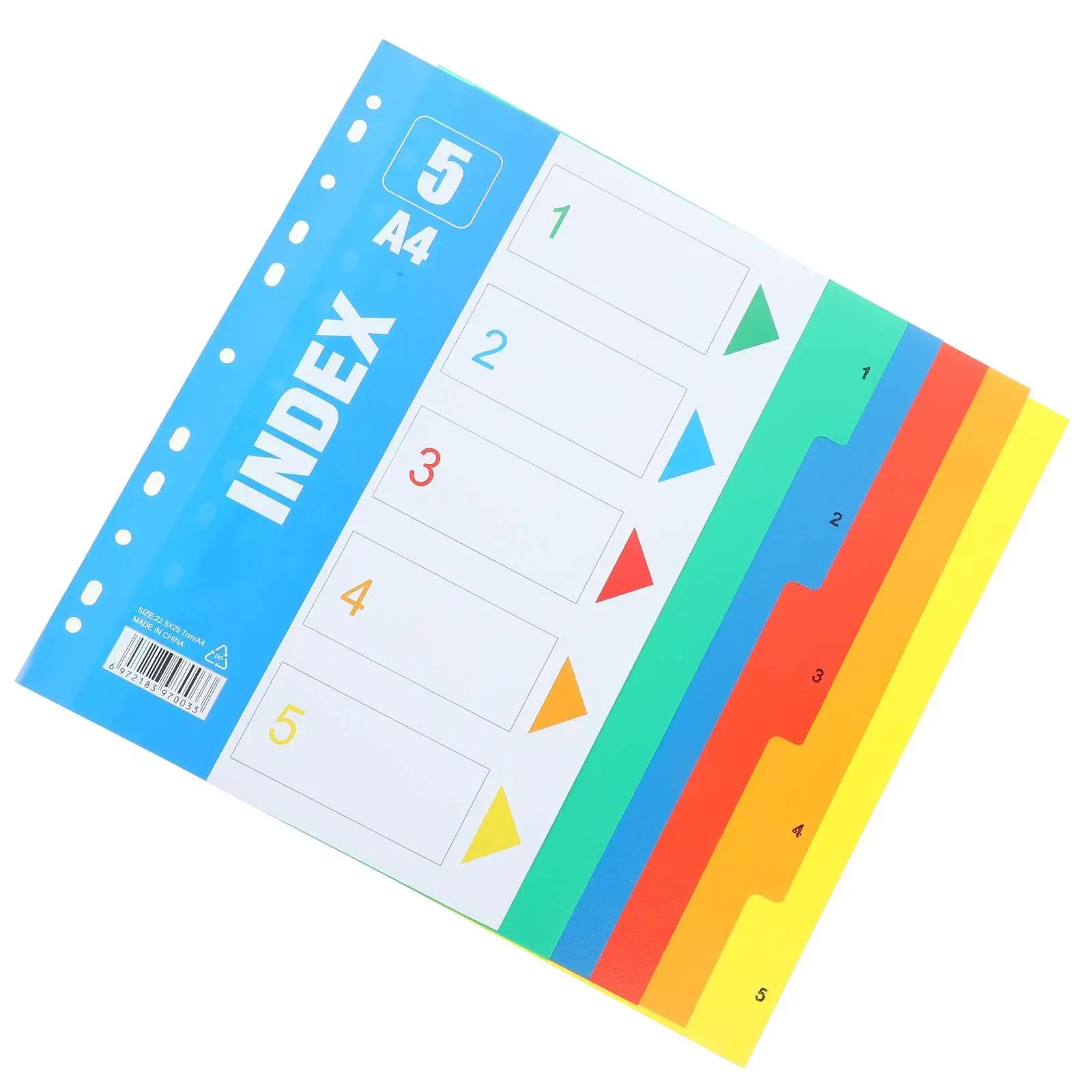 Page A4 Notebook Dividers 11 Holes PP Material Binder Tabs Long-lasting Use Pastel SplitterMarkers
Page A4 Notebook Dividers 11 Holes PP Material Binder Tabs Long-lasting Use Pastel SplitterMarkers