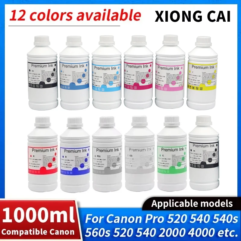 Пигментные чернила 1000 мл PFI-1000 PFI-1700 PFI-57 Запасные чернила для принтера Canon image PROGRAF Pro2000 pro4000s pro6000s Pro4000 pro6000
Пигментные чернила 1000 мл PFI-1000 PFI-1700 PFI-57 Запасные чернила для принтера Canon image PROGRAF Pro2000 pro4000s pro6000s Pro4000 pro6000