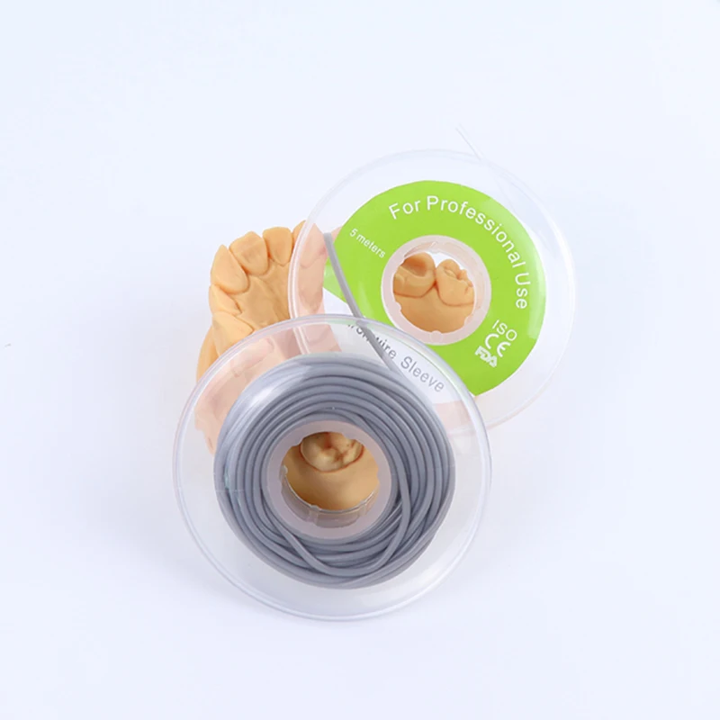 Dental Orthodontic Archwire Sleeve Dental Arch Wire Protective Sleeve Tubing Rotary Torsion Pad for Dentistry Accessory 5m/Roll
Dental Orthodontic Archwire Sleeve Dental Arch Wire Protective Sleeve Tubing Rotary Torsion Pad for Dentistry Accessory 5m/Roll