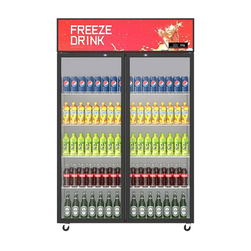 Vertical freezer single and double door supermarket freezer beer fresh-keeping drinks refrigerated cabinet processing 
Vertical freezer single and double door supermarket freezer beer fresh-keeping drinks refrigerated cabinet processing