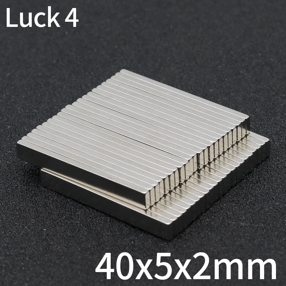 5/10/20/50/100Pcs Block Magnet 40x5x2 Neodymium Magnet N35 40mm x 5mm x 2mm Permanent NdFeB Super Strong Powerful Magnets
5/10/20/50/100Pcs Block Magnet 40x5x2 Neodymium Magnet N35 40mm x 5mm x 2mm Permanent NdFeB Super Strong Powerful Magnets