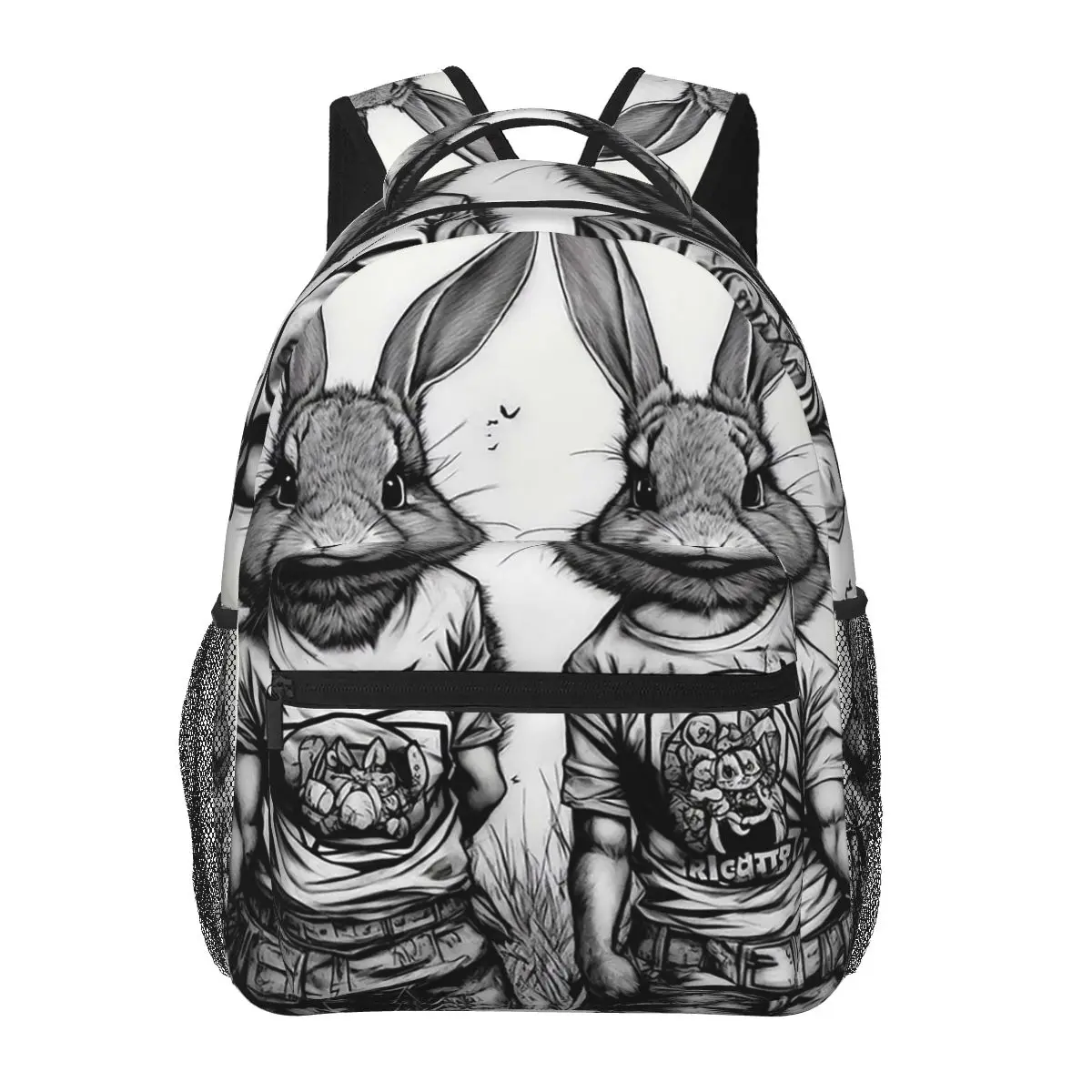 Рюкзак Angry Rabbits, рюкзак большой емкости, детская сумка для книг, школьная сумка, сумки на плечо для мужчин и женщин
Рюкзак Angry Rabbits, рюкзак большой емкости, детская сумка для книг, школьная сумка, сумки на плечо для мужчин и женщин