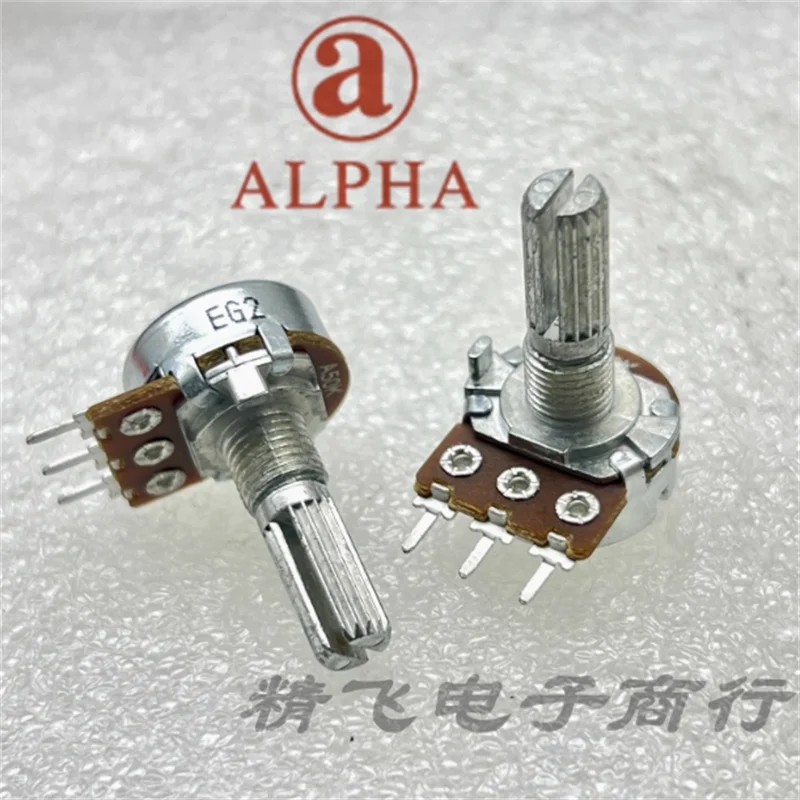 1 PCS Taiwan ALPHA 163 potentiometer B10K A50K power amplifier mixing console adjustment axis length 20mm
1 PCS Taiwan ALPHA 163 potentiometer B10K A50K power amplifier mixing console adjustment axis length 20mm