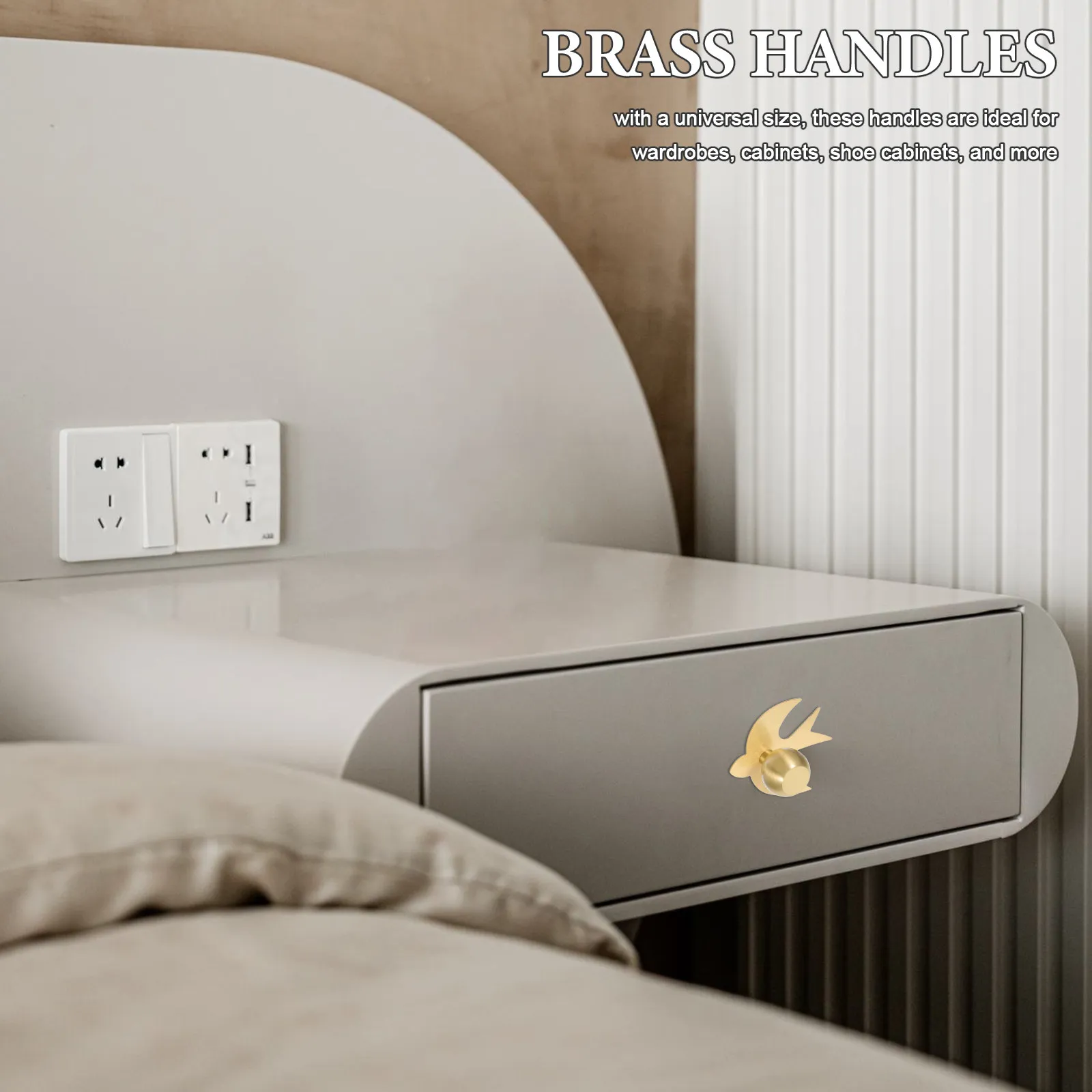 2Pcs Brass Cabinet Handles Gold Bird Drawer Pulls Decorative Knobs for Wardrobe Kitchen Bathroom Dresser Cupboard
2Pcs Brass Cabinet Handles Gold Bird Drawer Pulls Decorative Knobs for Wardrobe Kitchen Bathroom Dresser Cupboard