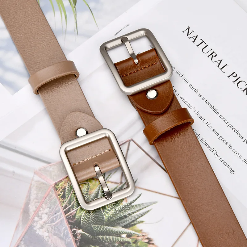 Korean Fashion Women Black Simple Men Women Belt Valentin Day Gift Wholesale New Unisex Belts Square Buckle Design
Korean Fashion Women Black Simple Men Women Belt Valentin Day Gift Wholesale New Unisex Belts Square Buckle Design