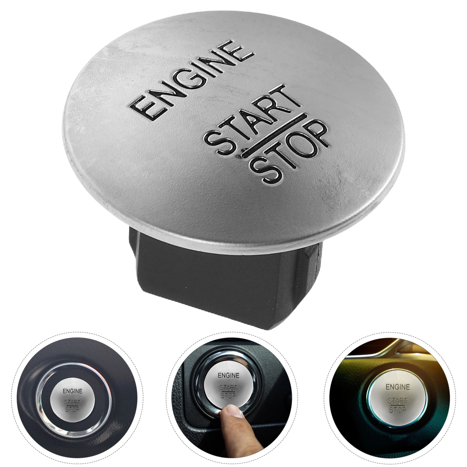 Universal Car Start Push Engine Ignition Keyless Start/Stop Replacement Cover Sturdy Plastic Durable Control Pressed Auto Parts
Universal Car Start Push Engine Ignition Keyless Start/Stop Replacement Cover Sturdy Plastic Durable Control Pressed Auto Parts