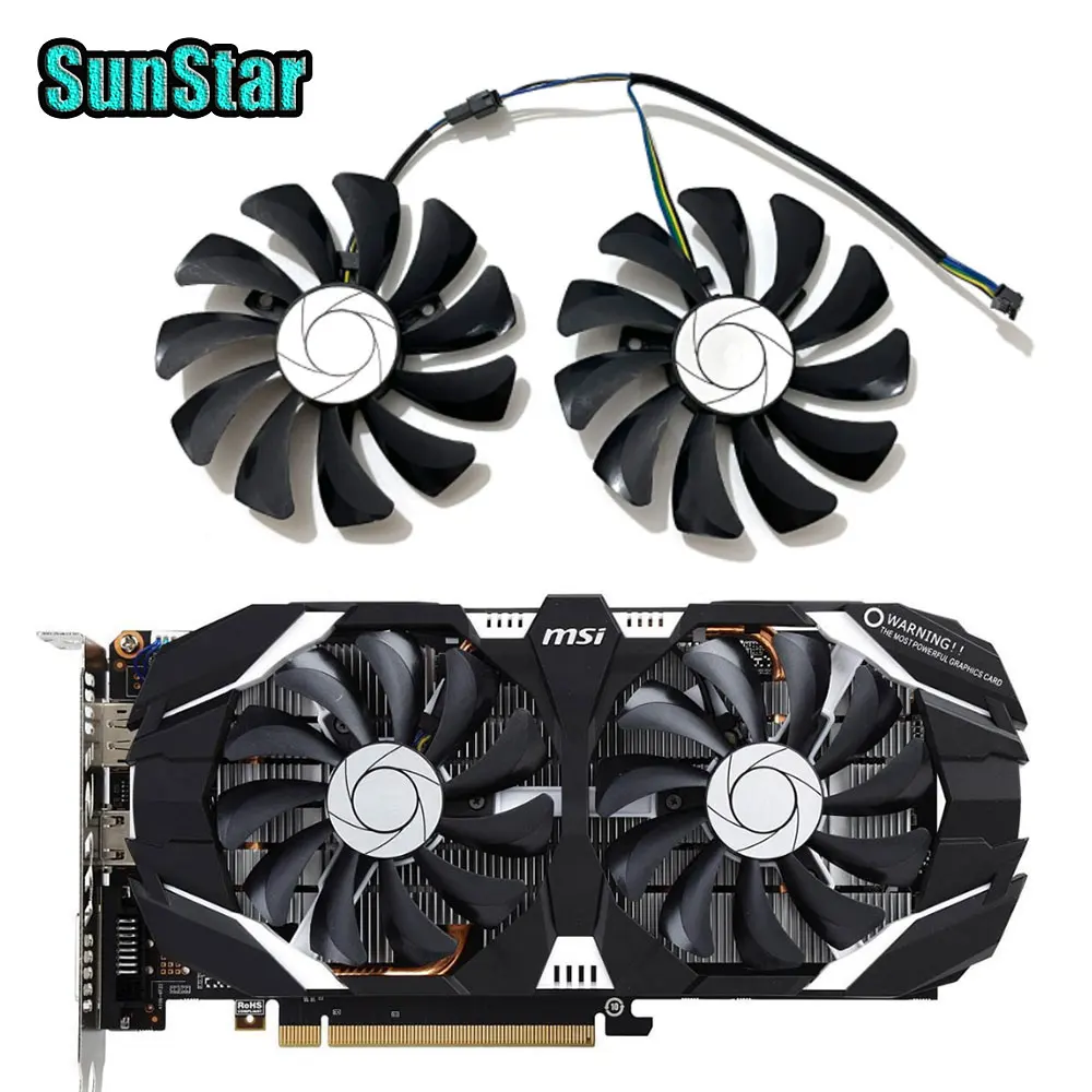 NEW 4PIN 85MM HA9010H12F-Z DC 12V GPU cooling fan,For MSI GTX 1060 OC 6G GTX 960 P106-100 P106 GTX 960 Graphics Card cooling
NEW 4PIN 85MM HA9010H12F-Z DC 12V GPU cooling fan,For MSI GTX 1060 OC 6G GTX 960 P106-100 P106 GTX 960 Graphics Card cooling