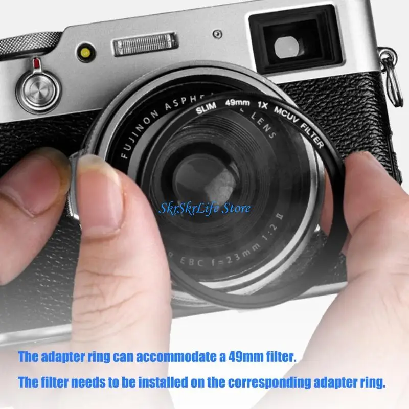 E65E Aluminium Lens Hood 77mm Bayonets Mount for X100V/X100VI/X100F Lens Hood Shade Dedicated Sun Shade Replacement
E65E Aluminium Lens Hood 77mm Bayonets Mount for X100V/X100VI/X100F Lens Hood Shade Dedicated Sun Shade Replacement