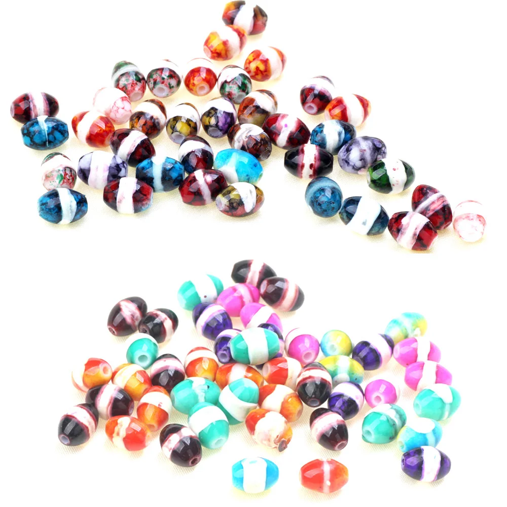 8×11MM 30pcs/Lot Oval Colorful Baking Paint Glass Beads DIY Earrings Bracelet Necklace Jewelry Making For Women's Daily Wear
8×11MM 30pcs/Lot Oval Colorful Baking Paint Glass Beads DIY Earrings Bracelet Necklace Jewelry Making For Women's Daily Wear