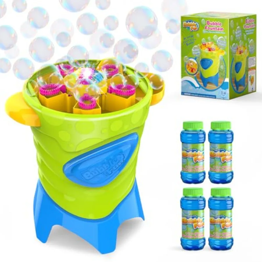Automatic Bubble Machine with 8 oz and 33.8fl oz Bubble Solutions
Automatic Bubble Machine with 8 oz and 33.8fl oz Bubble Solutions