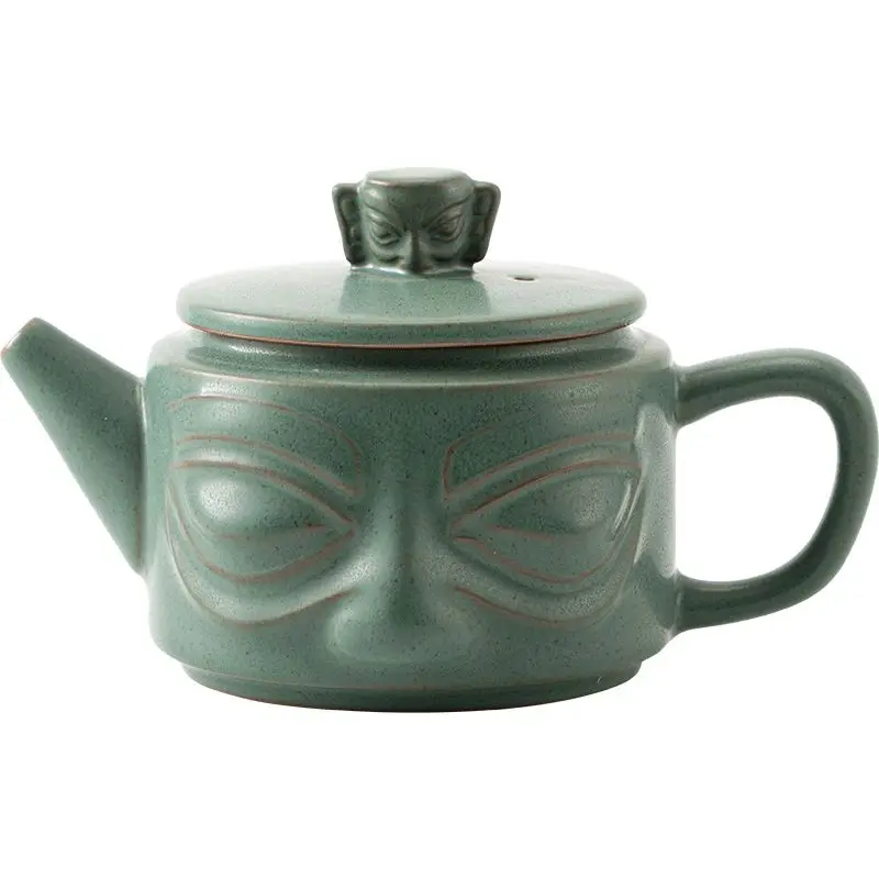 Sanxingdui Ceramic Teapot Handmade Vintage Single Large-Sized Kung Fu Set Cultural And Creative Tea Brewing Pot Chinese
Sanxingdui Ceramic Teapot Handmade Vintage Single Large-Sized Kung Fu Set Cultural And Creative Tea Brewing Pot Chinese